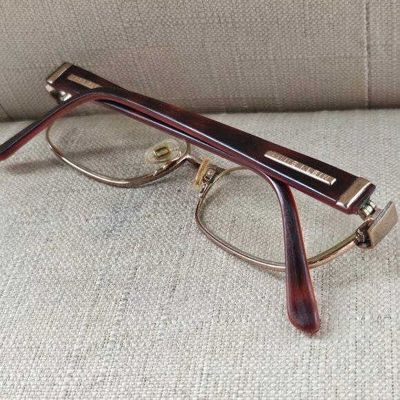Anne Klein Women Glasses/Eyeglasses Gold Tone Full Rim Eye Wear Frame - Picture 4 of 12